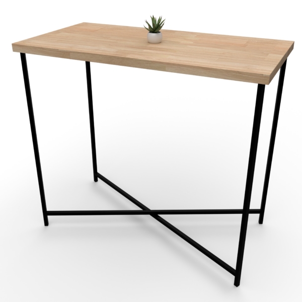 Mange-debout 120x60 QuadraX noir - Bois