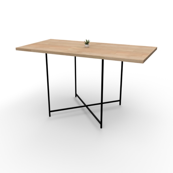 Mange-debout 200x100 QuadraX noir - Bois