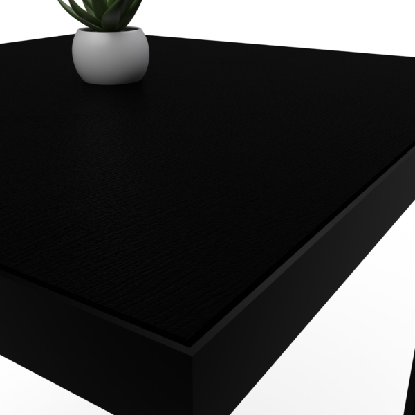 Table basse 120x60 QuadraX – Noir – Image 3
