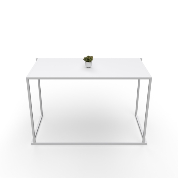 Table 120x60 Quadra blanc – Image 2