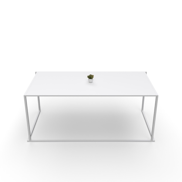 Table 180x90 Quadra blanc – Image 2