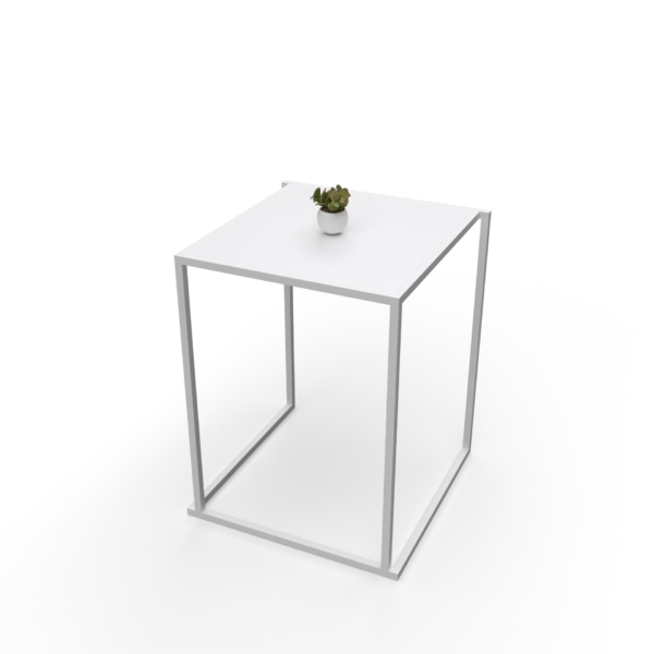 Table 60x60 Quadra white