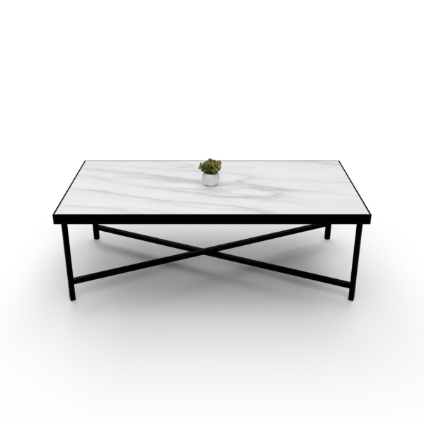 Coffee table 120x60 Quadra white (Copie) (Copie) - Image 2