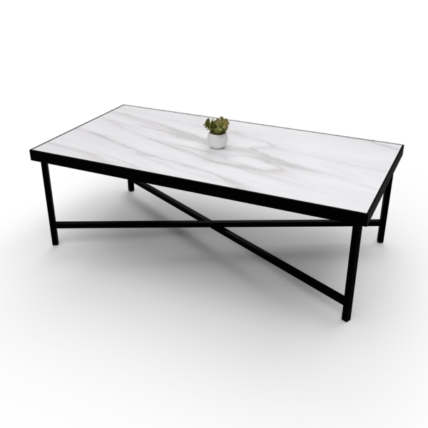 Coffee table 120x60 Quadra white (Copie) (Copie)