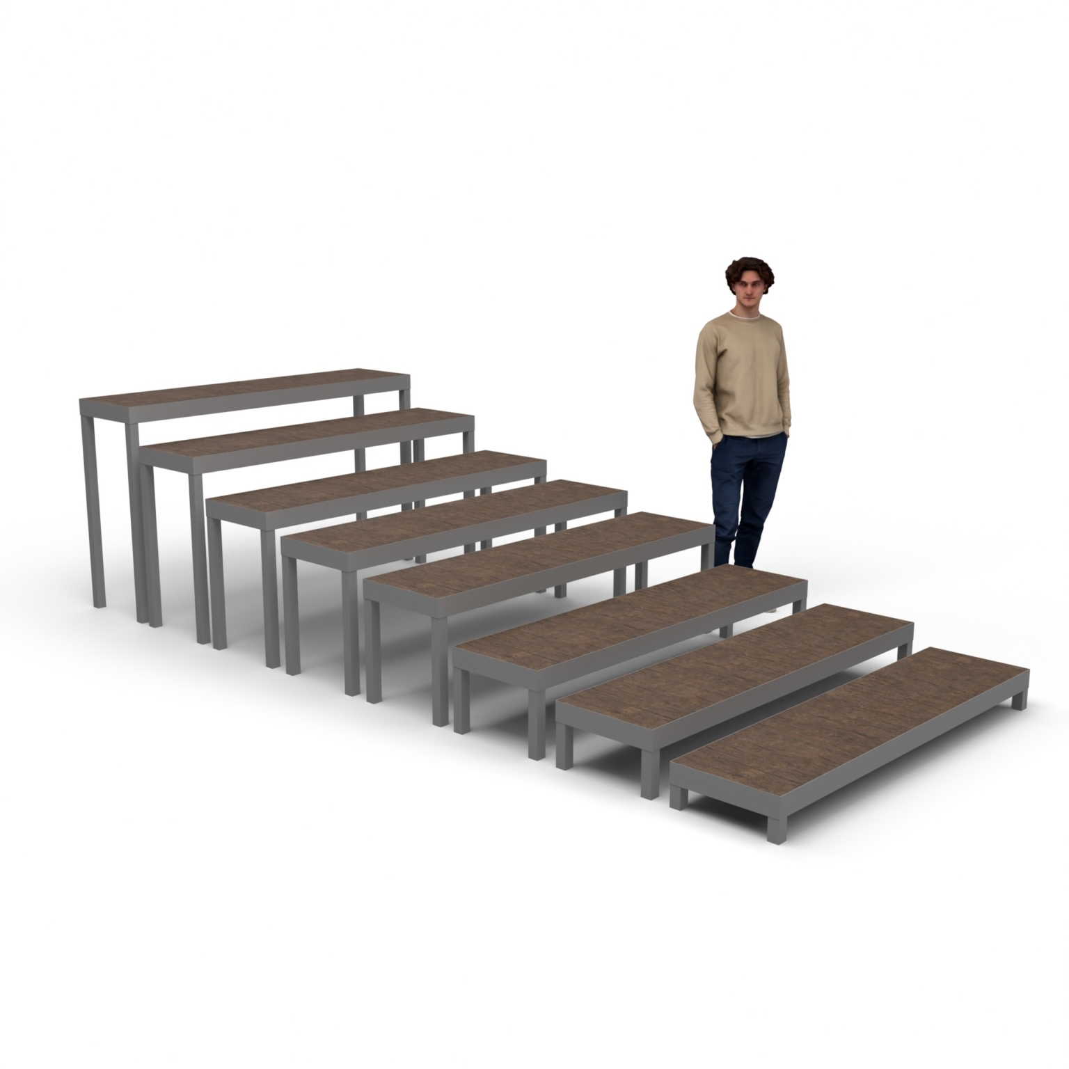 Podiums - 2mx0.5m en location - MGS EVENT PROVIDER