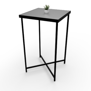 Mange-debout 60x60 QuadraX Silver